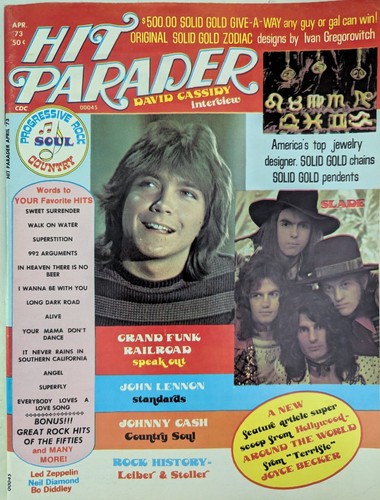 Hit parader magazine april - hit,