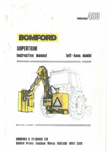 Bomford supertrim hedgetrimmer - bomford,