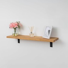 Solid Oak Floating Wall Mounted Shelf |  Various Sizes | Solid Timber Shelves