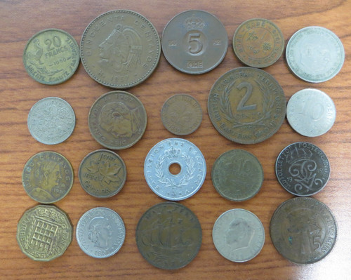 Old foreign coin - coin, 20