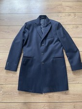 Hackett Mayfair Storm Covert Coat 40r With Attachable Slim Gilet - Navy RRP £650
