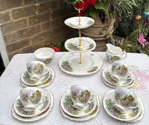 Vintage royal vale bone china - bone,