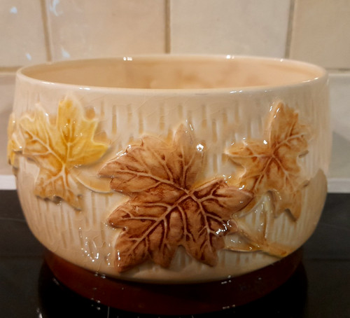 Vintage sylvac autumn leaf - vintage,