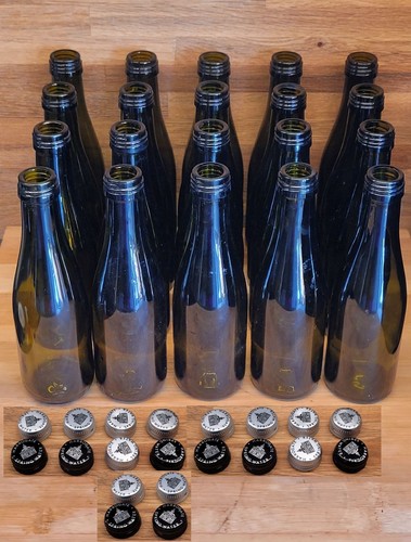 20x empty small green - green, wine