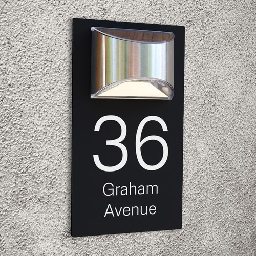 House number plaques - house,