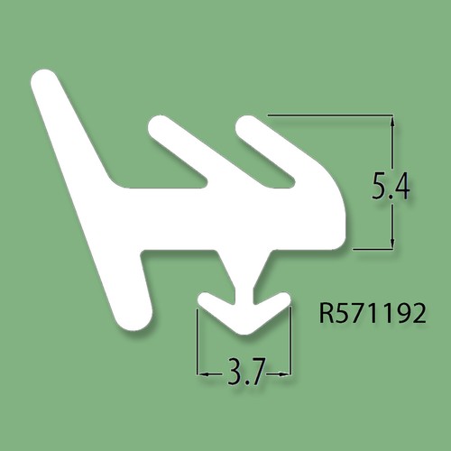 White glazing gasket for - white,