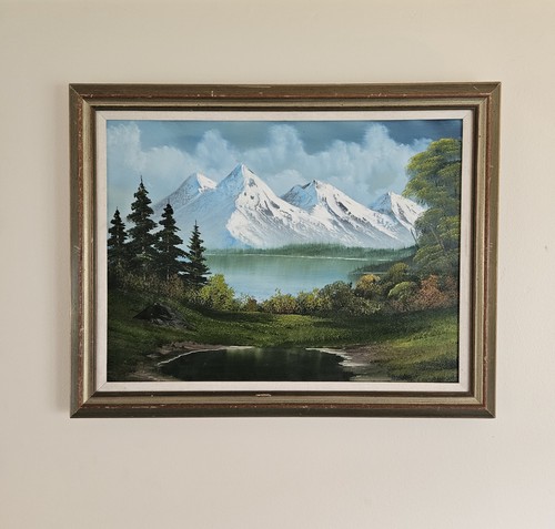 Original oil painting bob - oil, ross