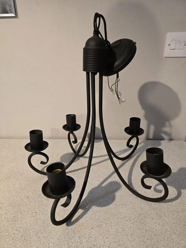 Arm black candle - black, style