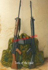 British Army, Op Banner,  L1A1 Self-Loading Rifle  A4 Poster print.