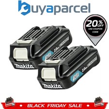 2 x Makita BL1020 BL1021B 10.8v 12V Max CXT Lithium Ion Slide Type 2.0ah Battery