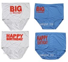 Ladies Mens Briefs Fun Knickers Womens Underwear Lingerie Plus Size 50-52