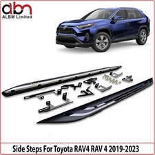 2Pcs Fixed Running Board Side Step Nerf Bar Fits for 2019-2023 Toyota RAV4 RAV 4