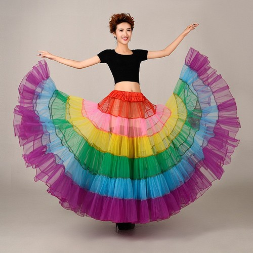 Women rainbow underskirt - women's,