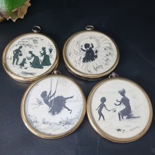 Peter Bates Set Of 4 Miniature