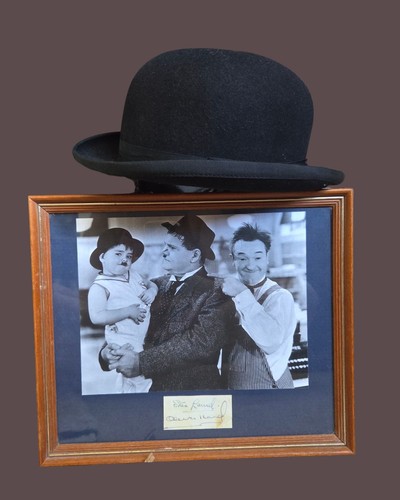 Framed laurel hardy photo - framed,