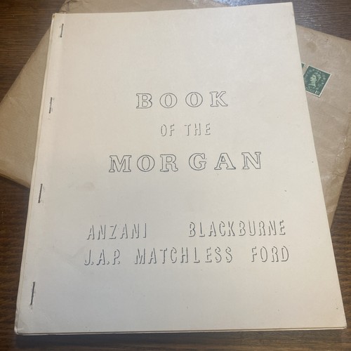Vgc book the morgan - book, car