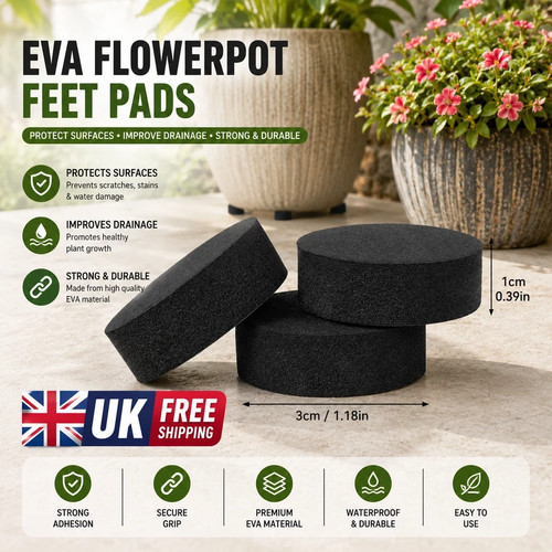 40x pot feet - plant, risers
