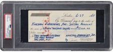1964 Judy Garland Signed Check