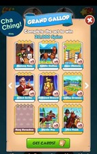 Coin Master Card Set - Grand Gallop  - All White Cards ✅