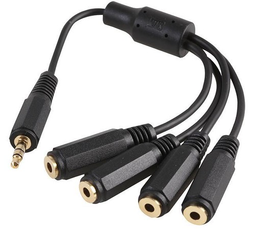 5mm aux splitter stereo jack - splitter,