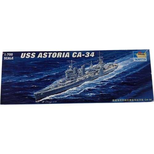 Uss astoria model kit - uss, ca-34