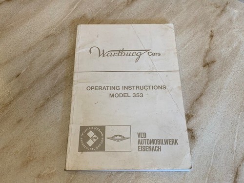 Wartburg 353 operating - 353,