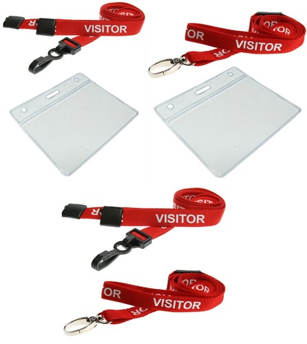 Visitor lanyard neck strap - visitor,