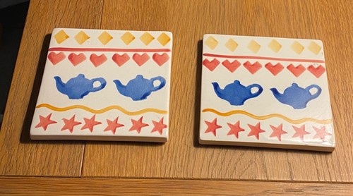 Pair whittards ceramic tea - pair,