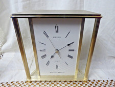 Vintage Seiko Westminster Whittington Quartz Clock QGZ407G Made In Japan WORKING