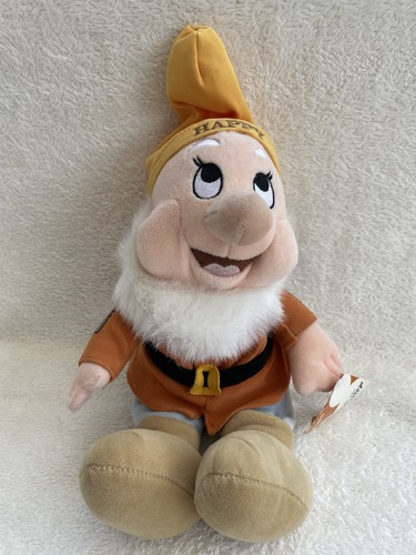 Disney store happy dwarf plush - happy,