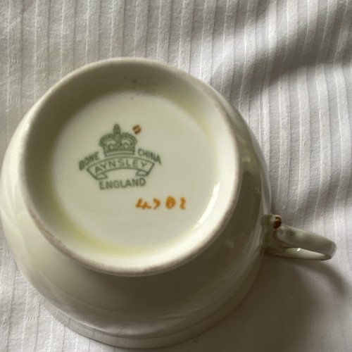 Aynsley bone china tea cup - aynsley,
