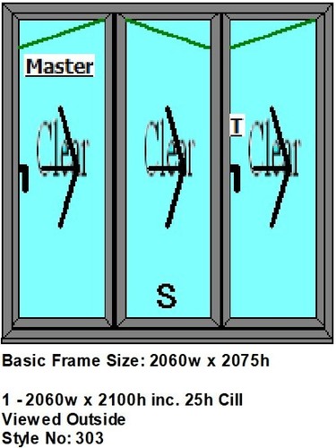 Aluminium fold doors with - aluminium,