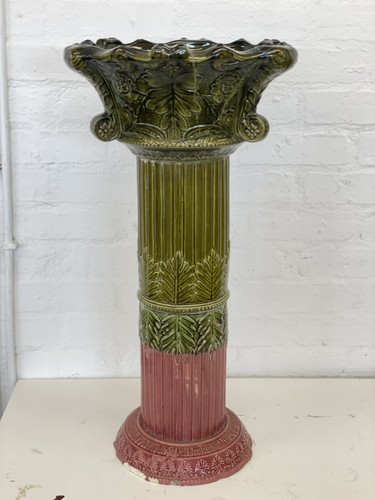 Vintage majolica glazed - vintage,