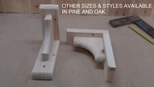 140x180mm Solid Pine Arch Wooden Shelf Brackets-5 Other Sizes-See Description