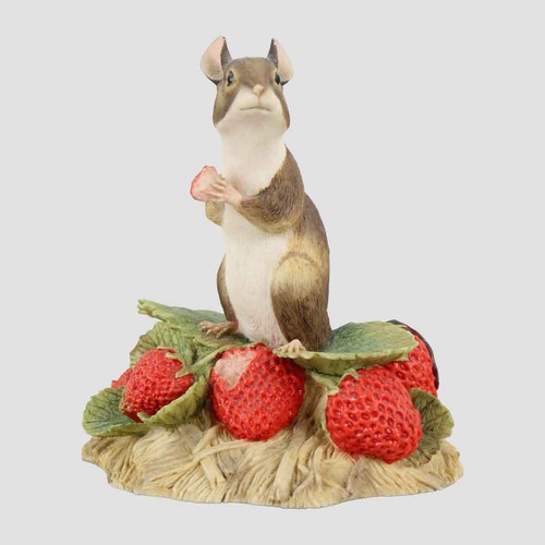 Mouse strawberries border - mouse,
