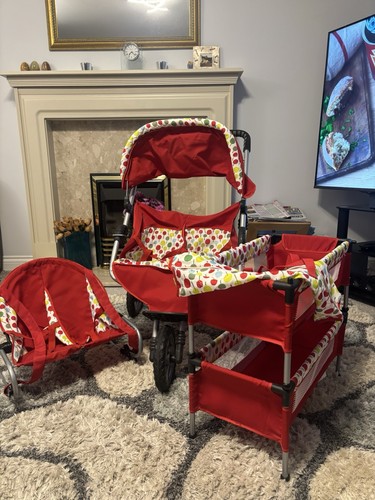 Mamas papas doll pram cot - &,