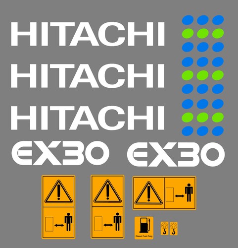 Hitachi ex30 mini digger - hitachi,