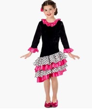 Flamenco Dress Girls Pink