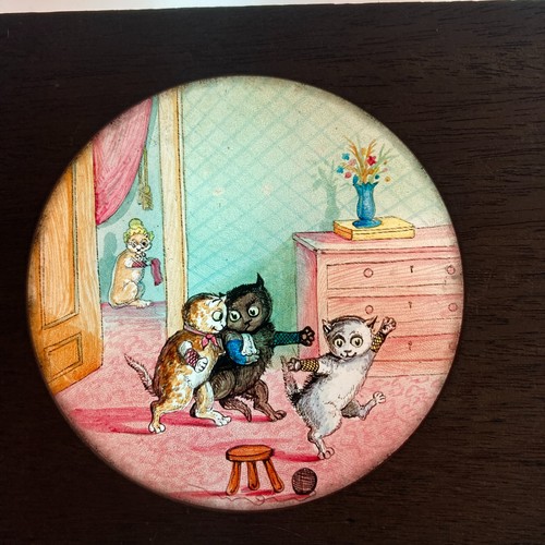 Wood frame magic lantern sides