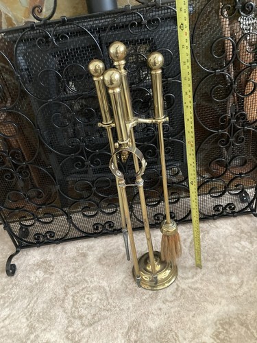 Antique fire companion set - antique,