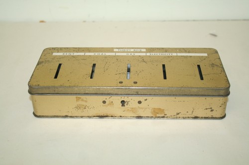 Vintage coin box cash - coin, ~cash