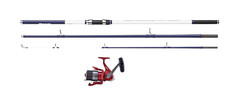 Shakespeare  Combo 13ft Beachcaster Beach Sea Fishing Rod + Salt 070 Reel +Line 