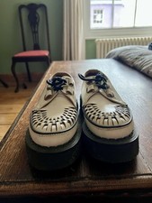 George Cox Skipton White Creepers - Size 4 - Superb Condition - Punk - 50’s