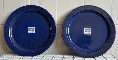 Denby imperial blue dinner - 2,