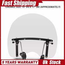 Motorcycle Windshield Universal Screen Windscreen Deflector For Honda Yamaha