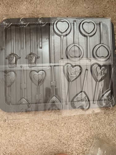 Chocolate lolly molds - chocolate,