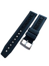 TAG Heuer Formula 1 Two-Piece Watch Strap 20mm Black Rubber Tang Buckle BT0714