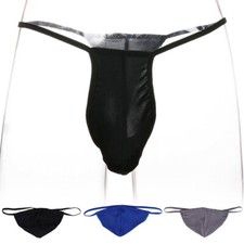 Men G-String Thong Bulge Pouch Panties Micro Bikini T-back Underwear Briefs UK