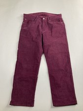 LEVI’S 751 STRAIGHT FIT CORD Jeans - W34 L26 - Purple - Great Condition - Men’s
