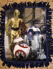 Star Wars The Force Awakens Fleece Handmade Blanket NEW